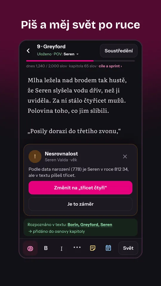 Psaní kapitoly